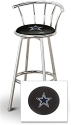 Bar Stool 500 with Dallas Cowboys Primary Logo Set of 2 – Zipchair