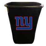 The Furniture Cove - New Black Finish Trash Can Waste Basket featuring New  York Giants NFL Team Logo