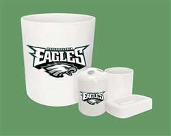 Mason Jar Philadelphia Eagles Football Bathroom Set. 