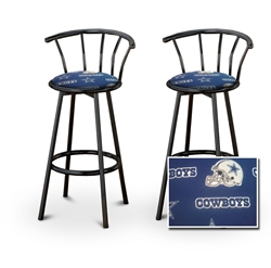 Bar Stool 500 with Dallas Cowboys Primary Logo Set of 2 – Zipchair